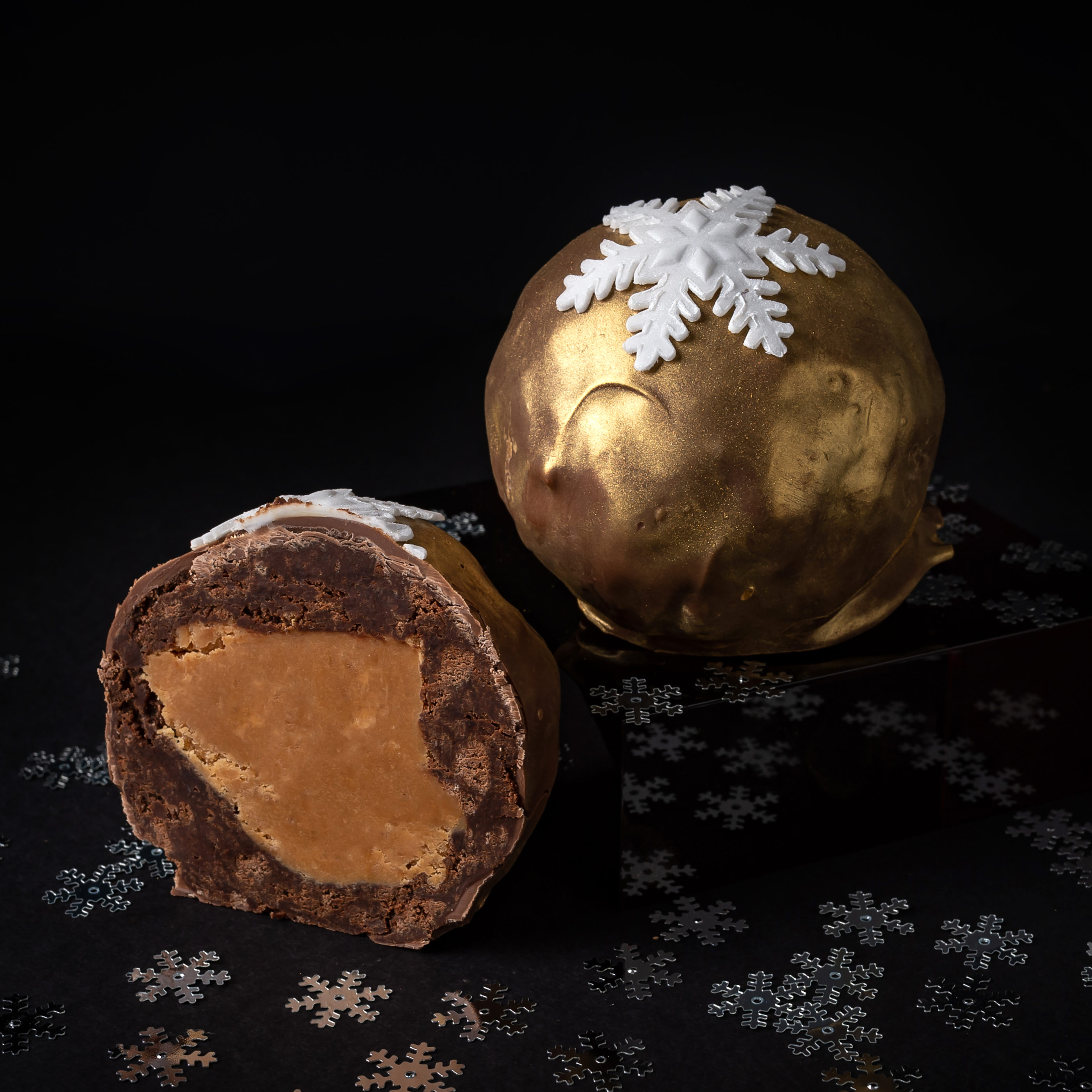 Snowflake Christmas Edition Brownie Bomb